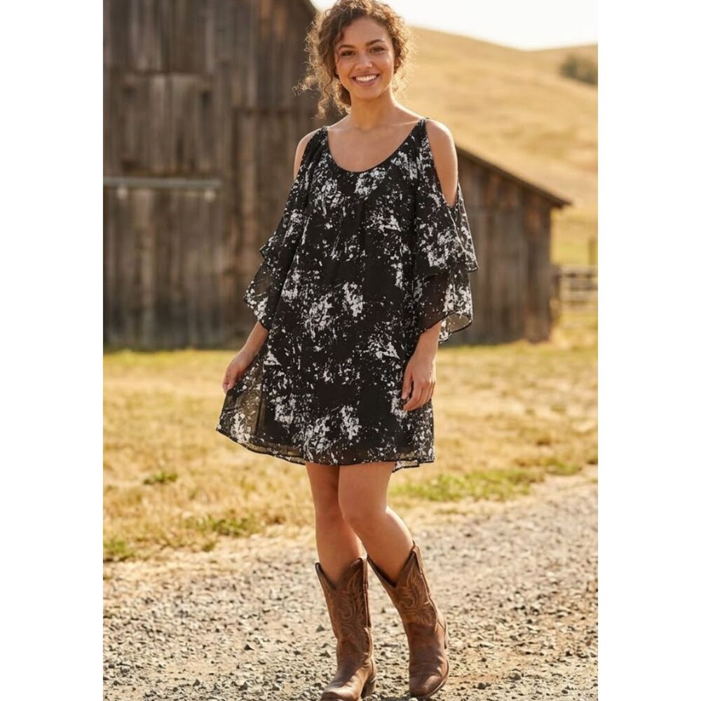 Parker Cold Shoulder Mini Dress Women's Size Small